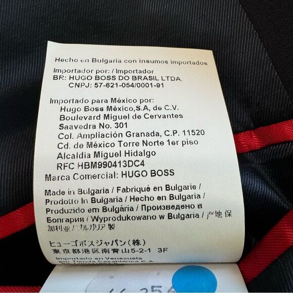 Hugo Boss Men's Blue Suit Jacket 36R Wool Stretch Regular Fit 2 Button Superflex - Picture 11 of 15